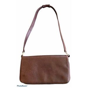 Johnny Farrah Soft Leather Shoulder Bag Brown